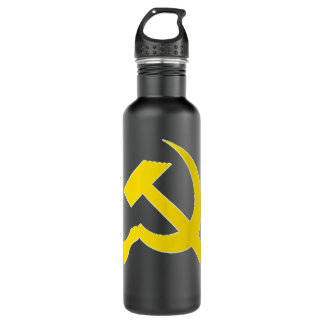 BOTELLA DE AGUA CCCP USSR UNIÓN SOVIÉTICA HAMMER Y VINTACIÓN ENFER