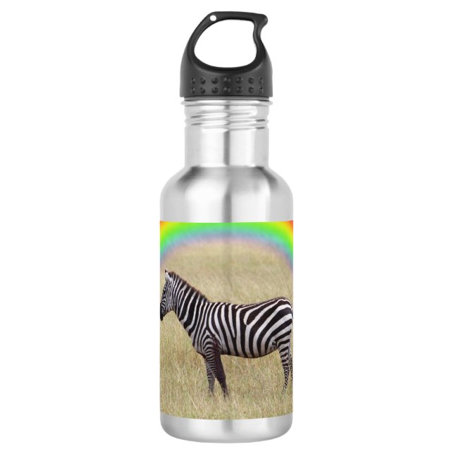 Botella De Agua Cebra (Anverso)