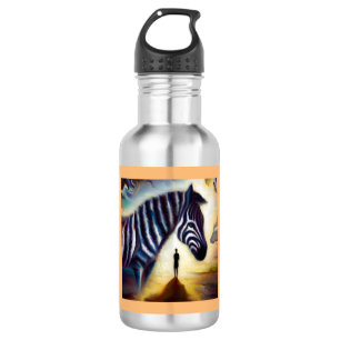 Botella De Agua Cebra 1 de animal espiritual