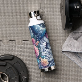 Botella De Agua Celestial Rose Witch Dreamscape