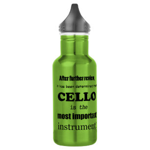 Botella De Agua Cello Instrumento más importante