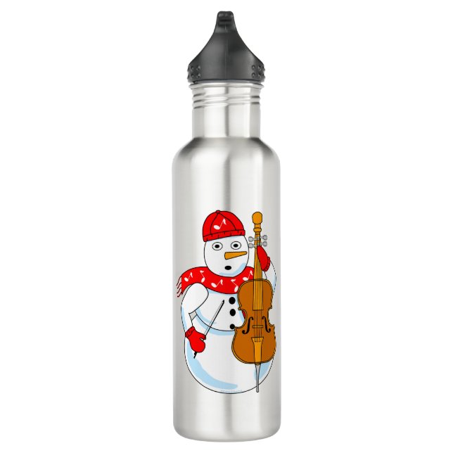 Botella De Agua Cello Snowman (Derecha)