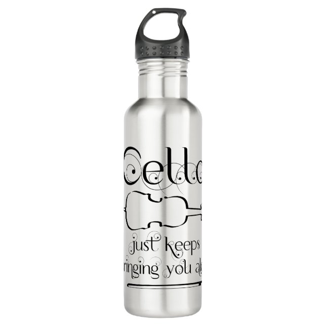 Botella De Agua Cello String Along (Anverso)