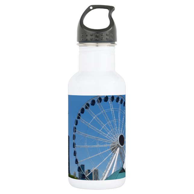 Botella De Agua Centennial Ferris Wheel Stainless Steless Water Bo (Anverso)