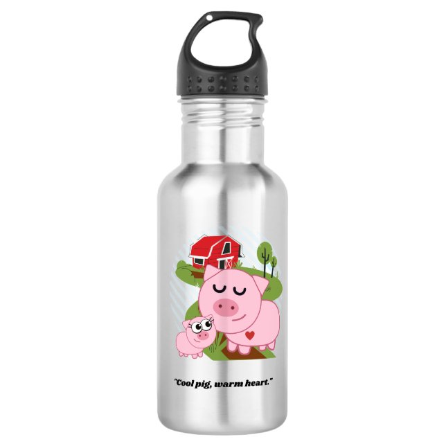 Botella De Agua cerdo (Anverso)