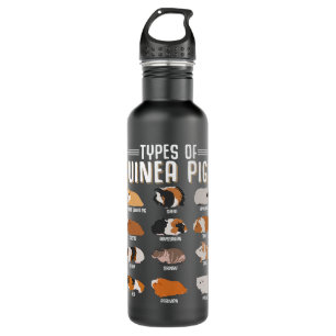 Botella De Agua Cerdo guineano gracioso que lista música de cerdo 