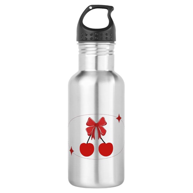 Botella De Agua Cereza (Anverso)
