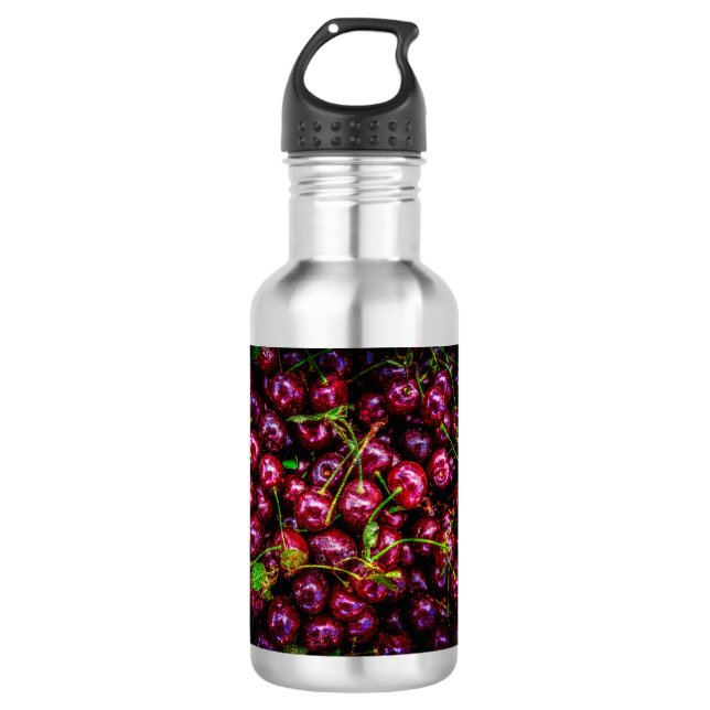 Botella De Agua Cerezas (Anverso)