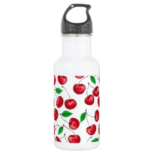 Botella De Agua Cerezas