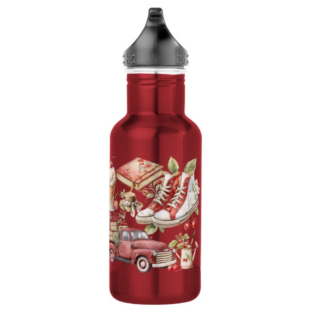 Botella De Agua Cerezas dulces de verano (Derecha)