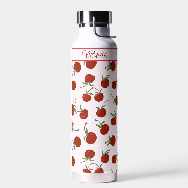 Botella De Agua Cerezas rojas de frutas (Izquierdo)