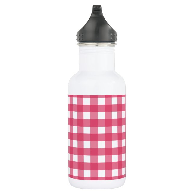 Botella De Agua Cerise gingham (Derecha)