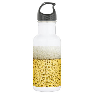 Botella De Agua Cerveza Burbujas Ale Ámbar Bebida