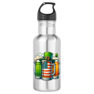 Botella De Agua Cerveza Irlandesa Irlanda Día de San Patricio Fies
