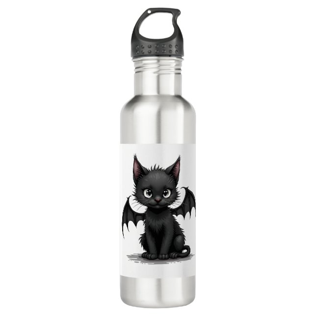 Botella De Agua Ch Ch Ch Meow Meow Scary Friday Costume Halloween  (Anverso)