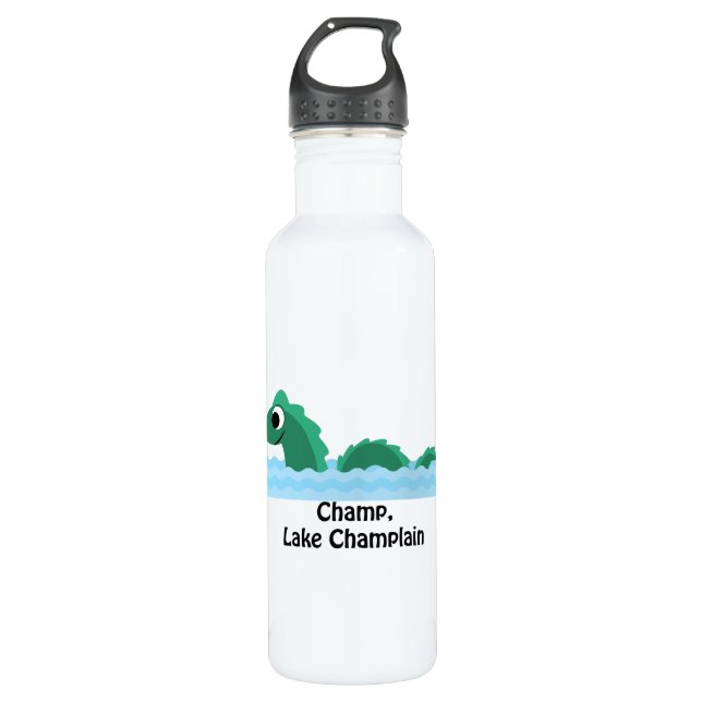 Botella De Agua Champ, lago Champlain (Anverso)