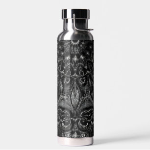 Botella de agua Charcoal Mandala