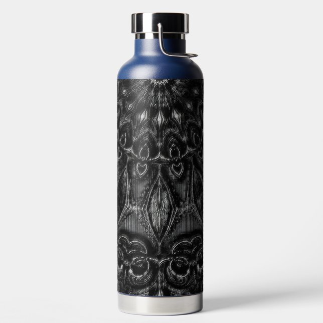 Botella de agua Charcoal Mandala (Izquierda)