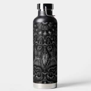 Botella de agua Charcoal Mandala