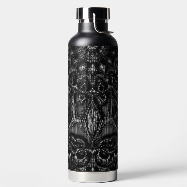 Botella de agua Charcoal Mandala (Izquierda)