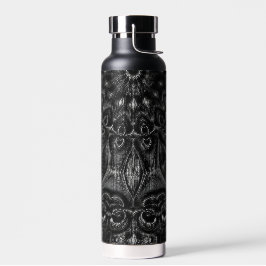 Botella de agua Charcoal Mandala