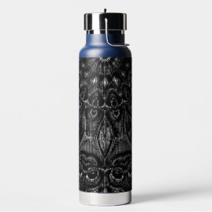 Botella de agua Charcoal Mandala