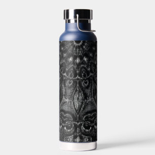 Botella de agua Charcoal Mandala