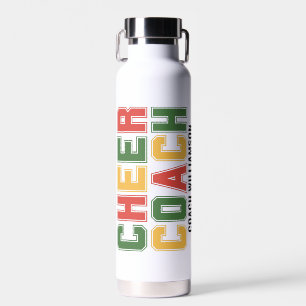 Botella De Agua CHEER COACH Personalizado Cheerled