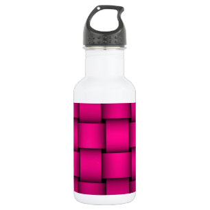 Botella De Agua Cherise Pink Plaid