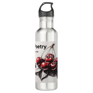 Botella De Agua Cherries Gusto Poetry