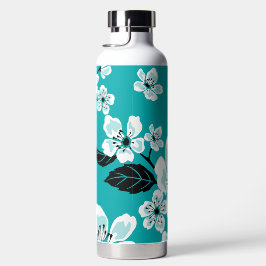 BOTELLA DE AGUA CHERRY BLOSSOM - SAKURA (VERDE AZULADO)
