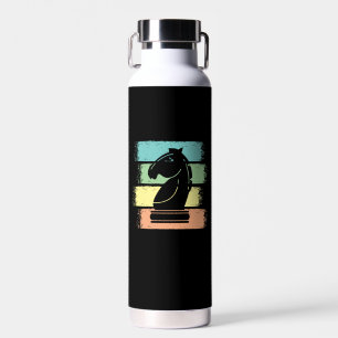Botella De Agua Chess Horse Retro