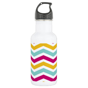 Botella De Agua Chevron colorido