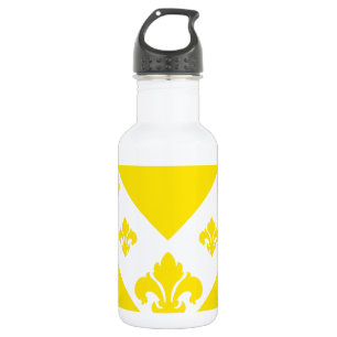 Botella De Agua Chevron de encargo 1 amarillo