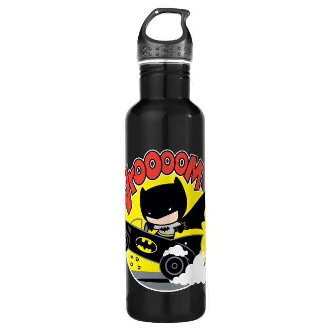 Botella De Agua Chibi Batman In The Batmobile (Anverso)