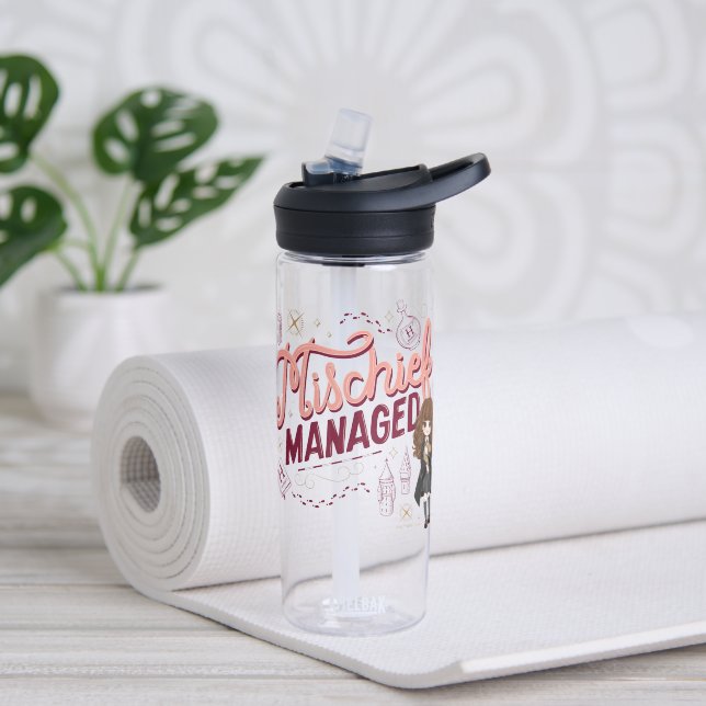 Botella De Agua Chibi Hermione "Mischief Managed" (Yoga)