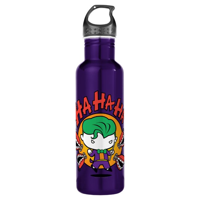 Botella De Agua Chibi Joker Con Toy Teeth (Anverso)