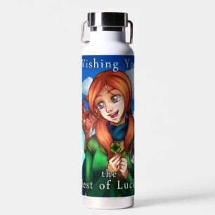 Botella De Agua Chica afortunado
