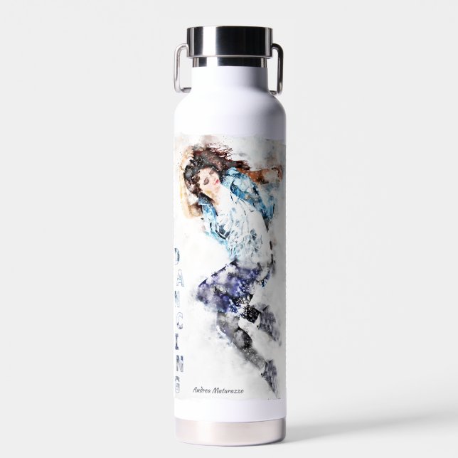 Botella De Agua Chica bailarín 2 (Delantero)