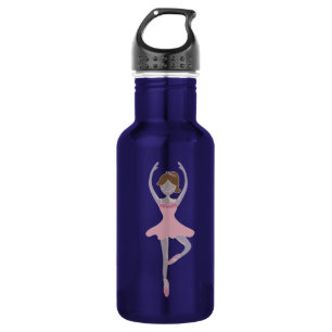Botella De Agua Chica Bailarina Rosa