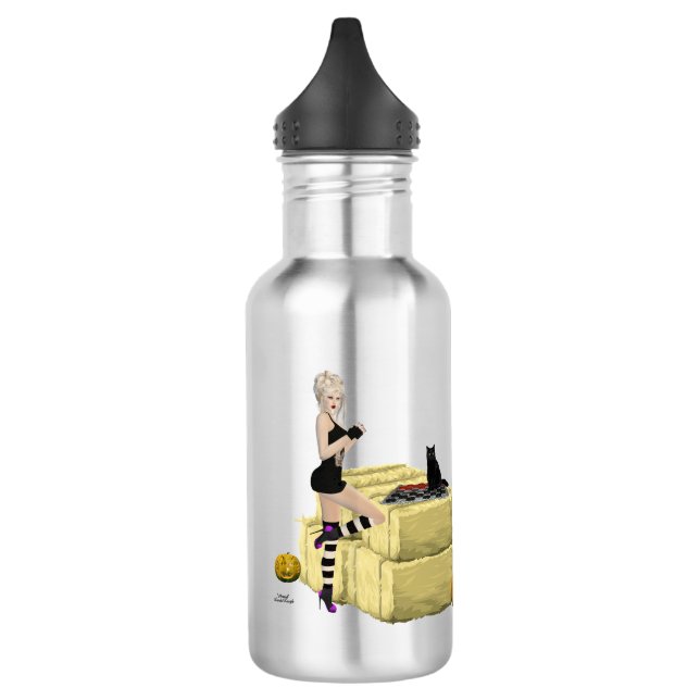 Botella de agua Chica Blonde Witch Pin Up (Izquierda)