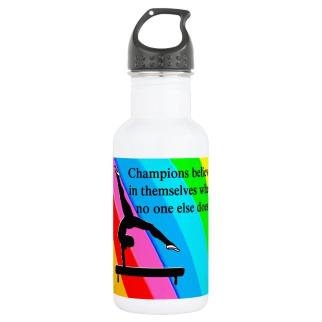 BOTELLA DE AGUA CHICA CHAMPION GYMNASTICS (Anverso)