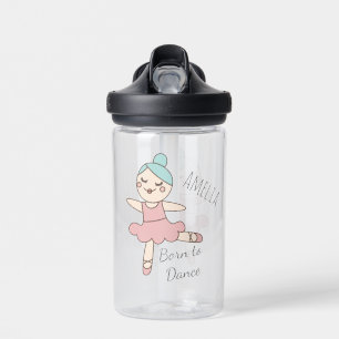 Botella De Agua Chica de bailarina de ballet personalizado