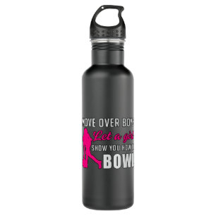 Botella De Agua Chica de boliche Princess Queen Bowl Bowler regalo