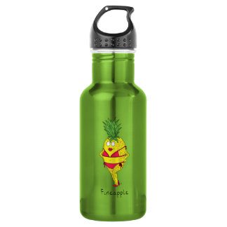 Botella de agua Chica de la espuma de piña de Fine
