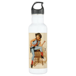 Botella De Agua Chica de Nova Pin-up