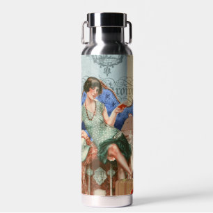 Botella De Agua Chica Flapper de los años 20 en Arte de París