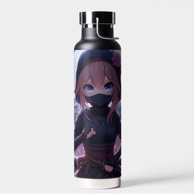 Botella De Agua Chica guerrero de ninja (Izquierdo)