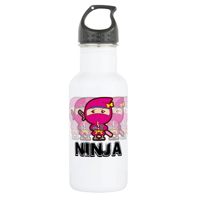 Botella De Agua Chica Ninja (Anverso)
