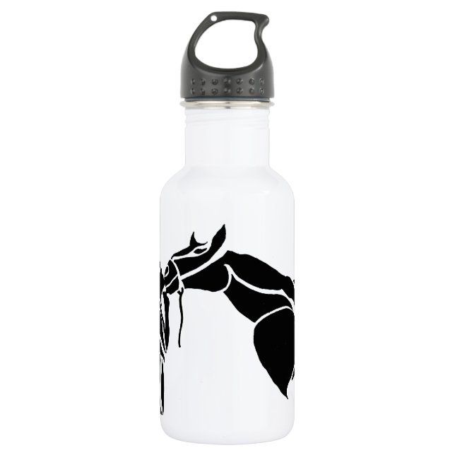 Botella De Agua Chica que ama su caballo (Anverso)